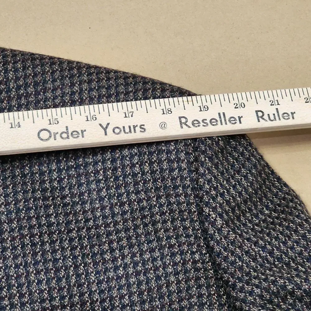 Oscar De La Renta Sport Coat Mens 40 Brown Wool Tweed Two Button Blazer